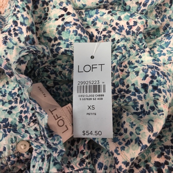 LOFT Two Piece Skirt And Tank Top Set Size XS Petite NWT - Picture 9 of 9